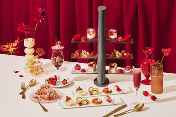 いちごとショコラのマリアージュを味わう“パルフェ・アムール”が主役　旬のいちごを堪能するストロベリーアフタヌーンティー
