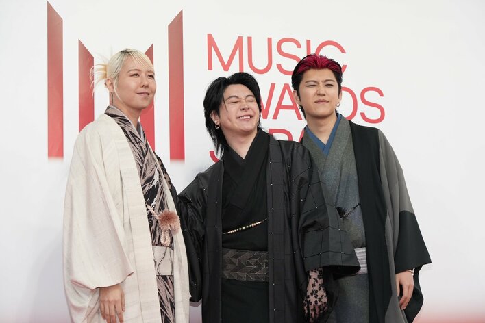 Mrs. GREEN APPLE 個性あふれる着物で登場！大森元貴＆若井滉斗＆藤澤