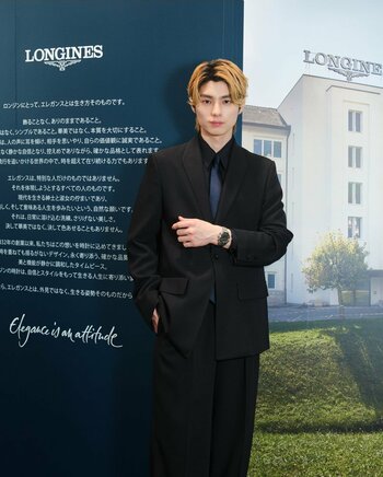 「ロンジン アーカイブ展~時を紡ぐウォッチメイキングの軌跡~」発表記念イベントに「ロンジン フレンド・オブ・ブランド」に就任した本田 響矢さん、山下 美月さん、坂井 瑠星さんが来場