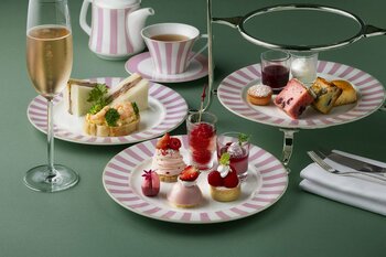【東京ステーションホテルは110周年を迎えます！】モーヴピンクが午後のひとときを彩る 開業110周年記念PINKアフタヌーンティー