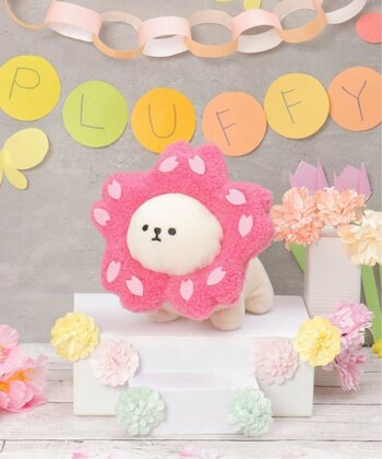 LBCより、ビションフリーゼのマスコット「PLUFFY」より【LBC限定】26年春限定PLUFFYと春モチーフ着せ替えアイテムが登場！