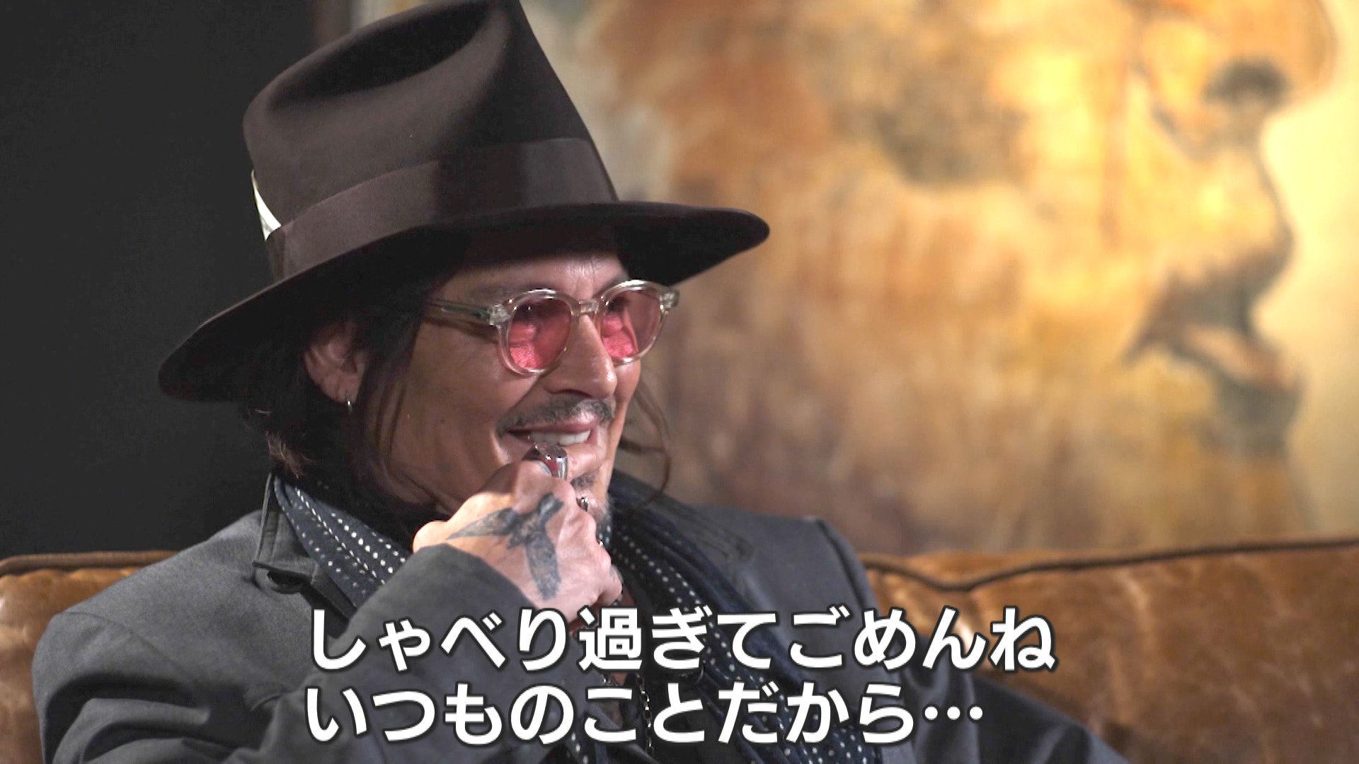 マーロン・ブランド　ジョニーデップ『ブレイブ』使用小道具　Depp&Brando 直撃】ジョニー・デップ（62）約8年半ぶり来日 自身の没入型アート展
