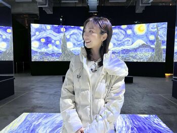 “五感”を刺激され没入体験も！「ゴッホ・アライブ」に佐久間みなみアナが行ってみた