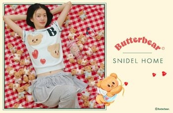 ＜SNIDEL HOME＞タイ発祥のスイーツブランド「バターベア」と初コラボレーション！キャッチーで愛らしいアイテムが新登場！＜6月26日(金)発売＞