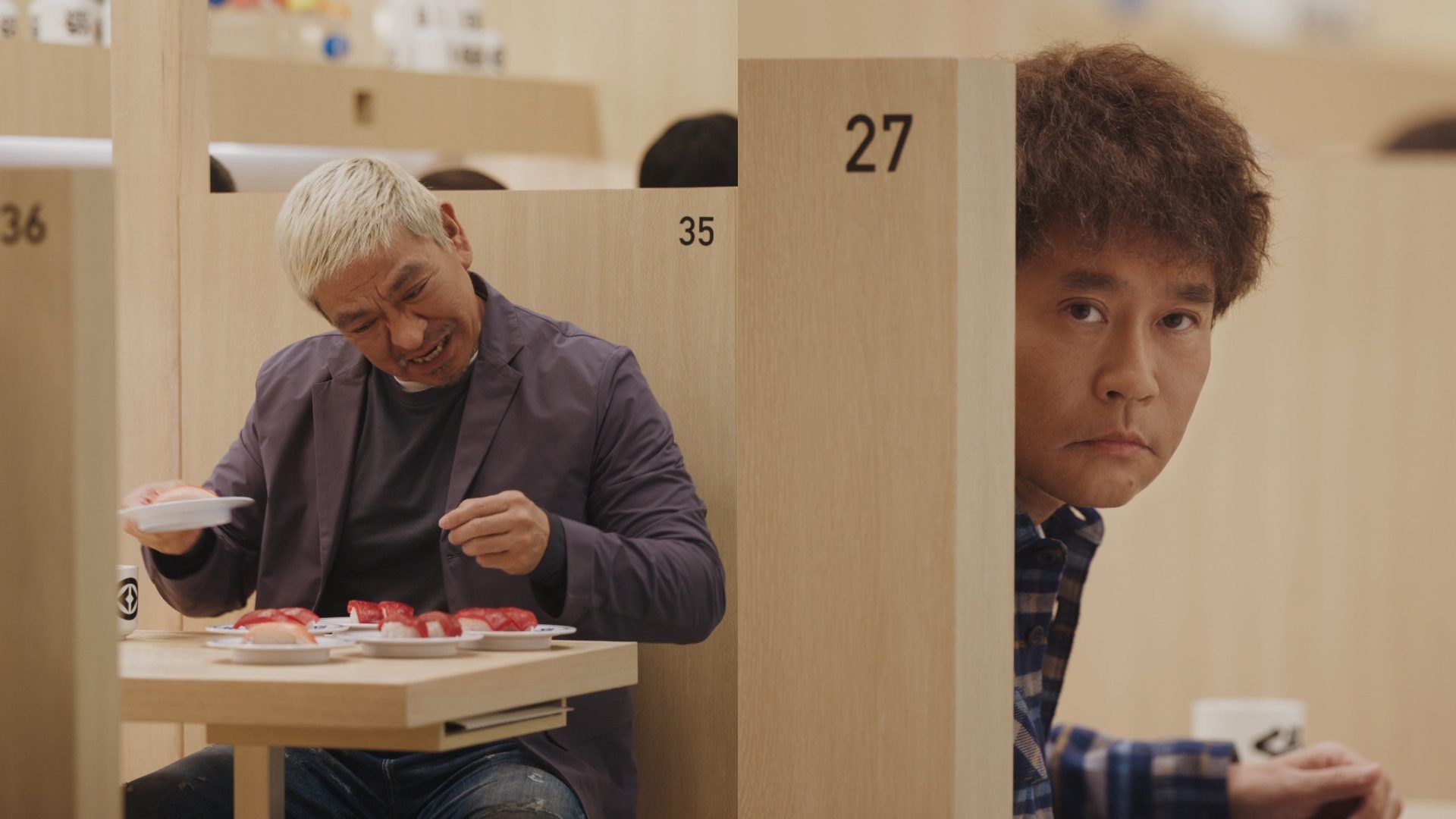 浜田雅功がくら寿司副社長の頭を叩き、松本人志が苦言