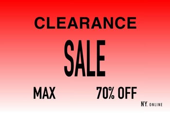 【6/25(木)より】＜最大70%OFF＞NYオンラインにて『クリアランスセール』開催！