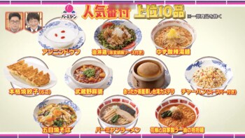 【人気番付】「バーミヤン」でラーメンを上回るメニューは？「とんでん」大人気の海鮮丼は何位？