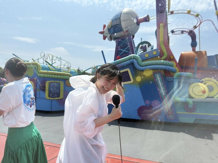 ディズニーランド “もっと！びしょ濡れMAX”を高崎アナが体験取材
