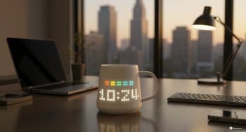 【世界初】誰もが使うマグカップが華やかにデスクを格上げ！驚きの"光のメッセージデバイス"になって登場。AI搭載デジタルマグカップPixelMug P1、Makuakeで目標金額1200％超達成!!