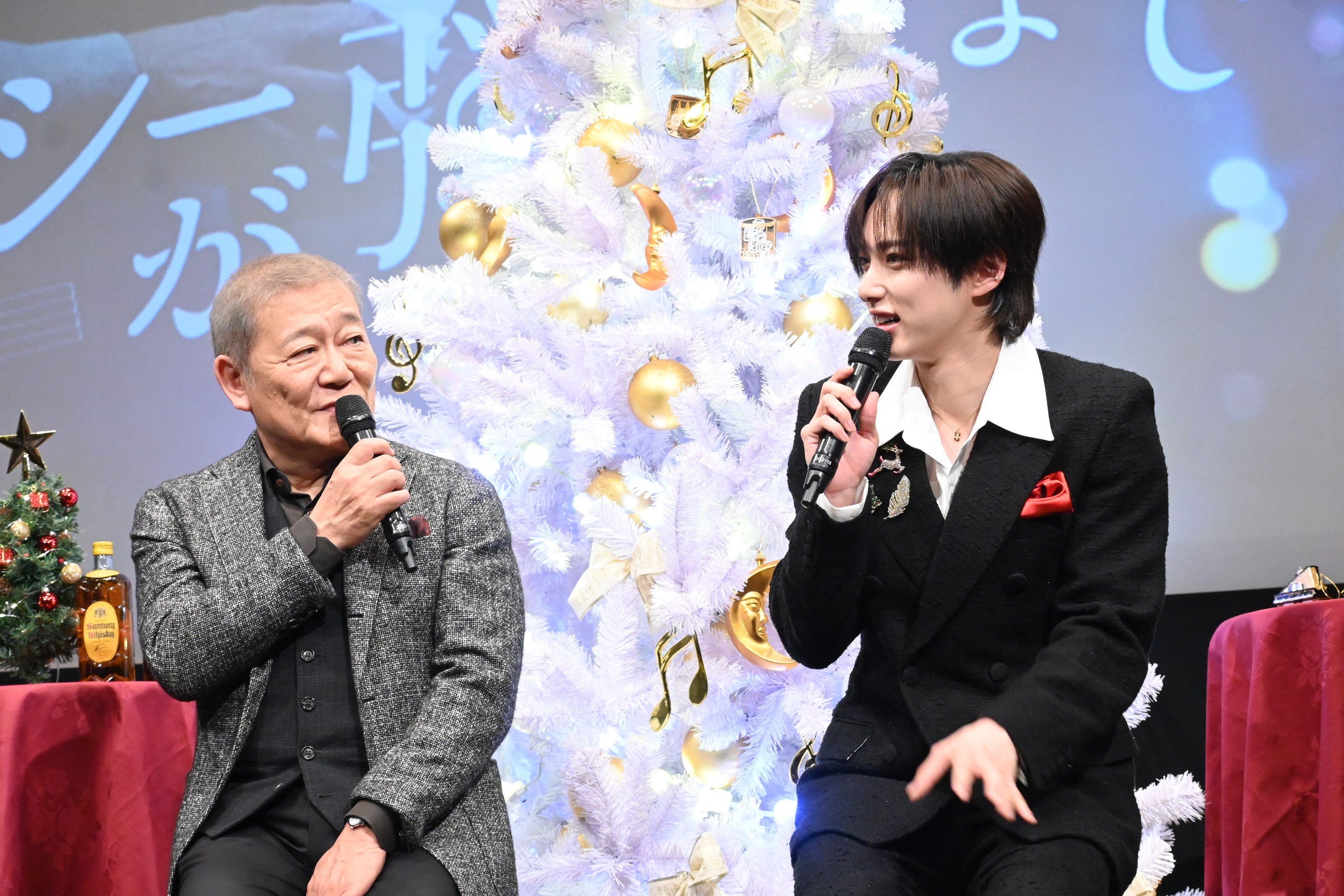 「人間臭いお酒やな」ウィスキーの魅力語る國村隼にINI・尾崎匠海がうなる「そんなカッコいいこと言えない」『ドビュッシーが弾けるまで』記者会見