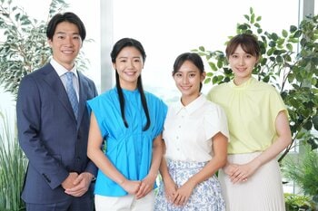 フジテレビ新人アナウンサー浅倉美恩、石渡花菜、室岡大晴、吉岡恵麻が「めざまし新人アナWEEK」で初お目見え！『めざましテレビ』