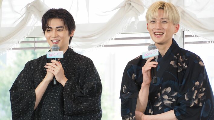 【写真】浴衣でキリリとした表情を見せる八木勇征、西垣匠、倉悠貴ら