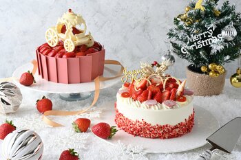 【リーガロイヤルホテル広島】“いちごの王様”あまおうの特別なケーキで聖夜を彩る『クリスマス限定ケーキ2種』の予約受付開始