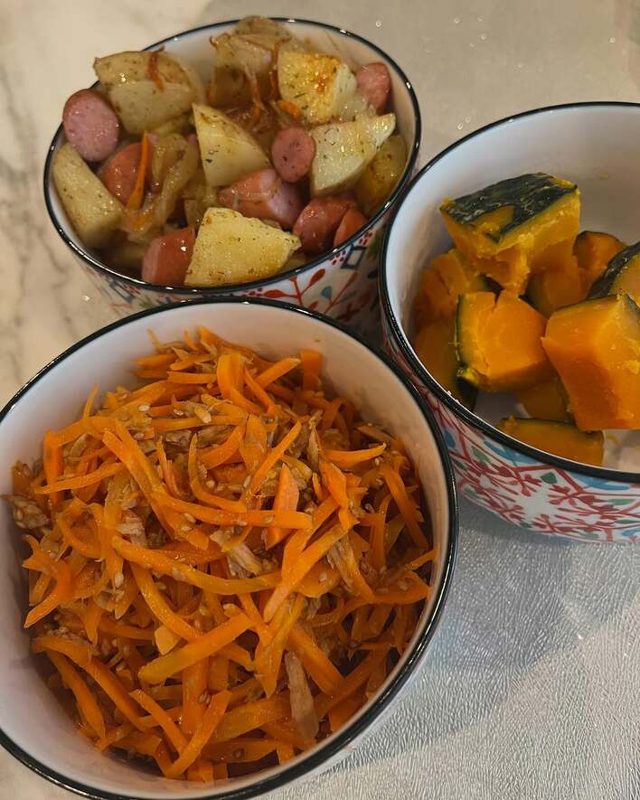 【写真26枚】「バランス良くてさすが！」3児の母・山口もえが4時半起きで作った豪華弁当などを見る