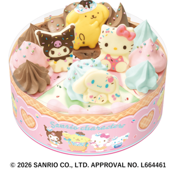 アイスクリームの世界へようこそ！と～ってもおいしい！「サンリオキャラクターズ パレット４」