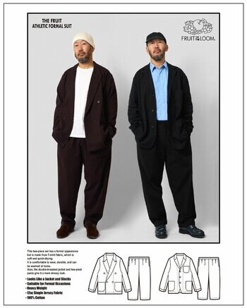 日本で即完売、世界で話題に。「Suit of the Loom」と呼ばれたFRUIT OF THE LOOM × 金子恵治の＜ATHLETIC FORMAL SUIT＞が進化