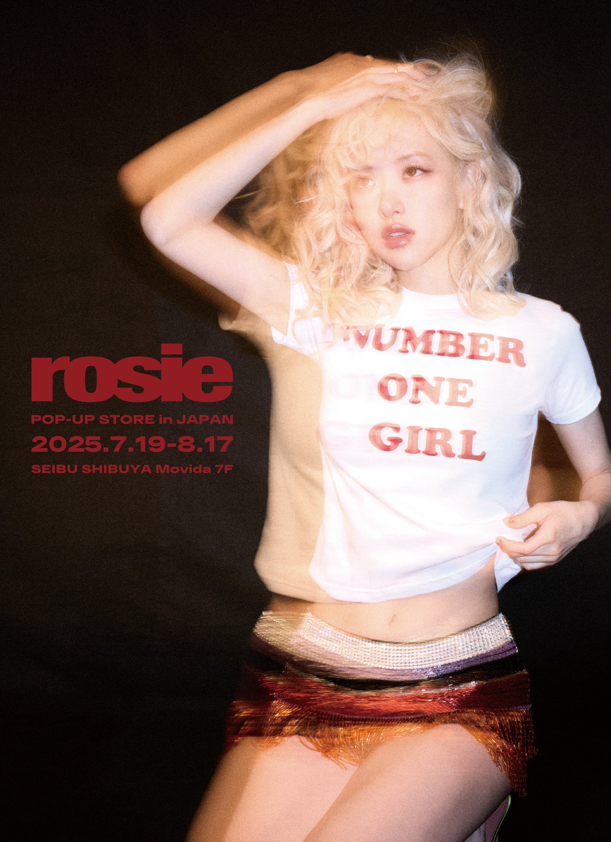 BLACKPINK ロゼ】7月19日から渋谷モヴィーダでrosie POP-UP