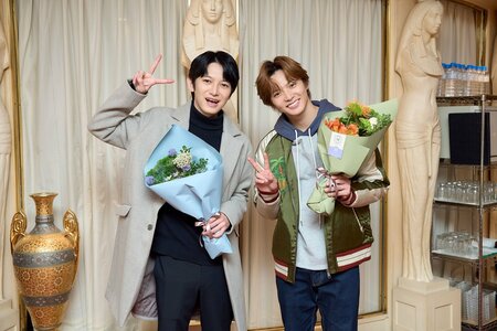 佐藤大樹＆本郷奏多がクランクアップでシーズン2を希望！「どんどん言っていこう。言い続けることが大事だから（笑）」『時光代理人』