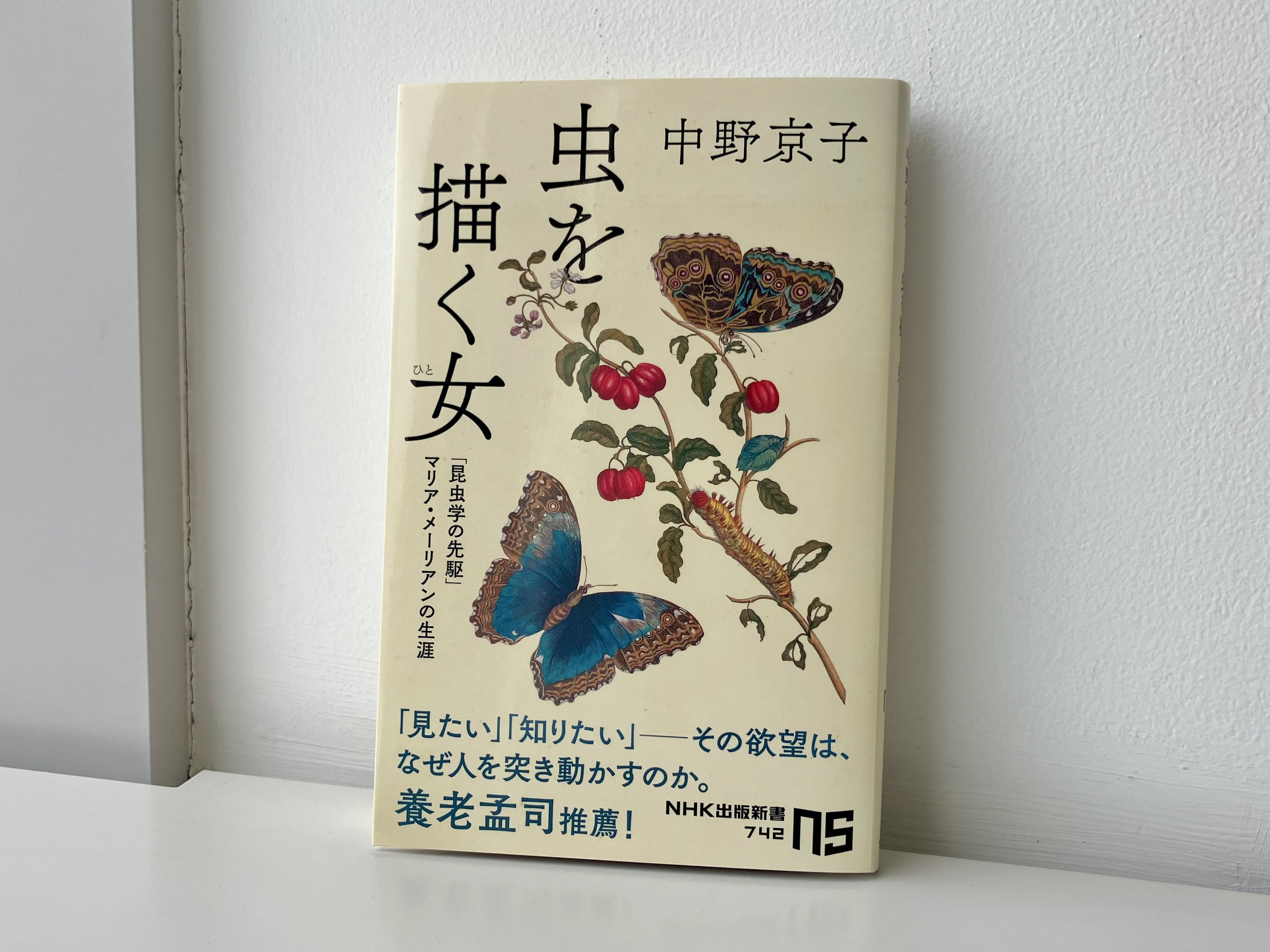 中野京子『虫を描く女 「昆虫学の先駆」マリア・メーリアンの