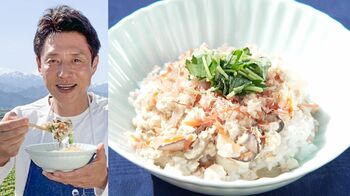 簡単・時短！野菜の重ね煮をアレンジした「炒り豆腐丼・だしいらずのみそ汁」に松岡修造が「ありがとー！」と絶叫