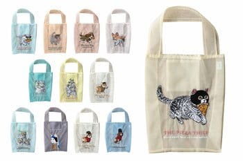 【泥棒猫たちがやってくる！】雑貨ブランド「Jubilee」から犬猫デザイン刺繍がキュートなオーガンジー素材トートバッグが新登場