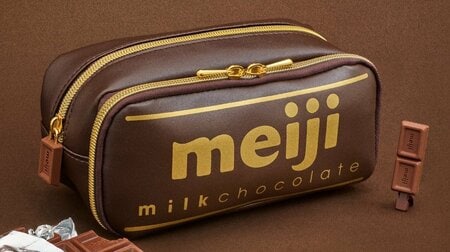 本物そっくりで実用性抜群！「明治ミルクチョコレート」100周年記念 かわいすぎるポーチ＆バッグ＆チョコ型ヘアクリップが登場！