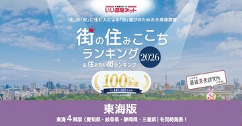 いい部屋ネット　街の住みここち＆住みたい街ランキング2026＜静岡県版＞