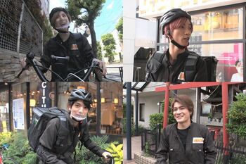 SixTONESら人気芸能人がデリバリー配達員に！森本慎太郎はお客さんの前で渾身の一発ギャグ披露！？