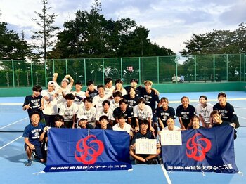 【新潟医療福祉大学】テニス部 男子団体・女子団体ともに北信越制覇！男子3年連続、女子2年連続で「全日本大学対抗テニス王座決定試合」出場決定！