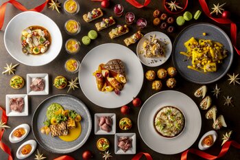 りんご・洋梨・柿など、冬の旬を味わう選べるメインディッシュ付きセミランチビュッフェ11月18日より販売開始