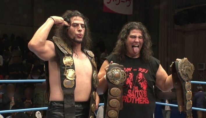 元力士で最強の双子プロレスラー・斉藤ブラザーズが歌手デビュー！美声