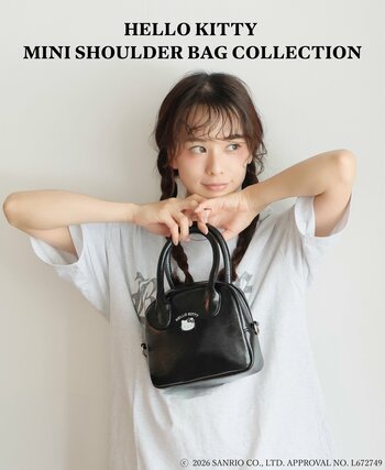 ハローキティの大人かわいいトレンドバッグが登場！「HELLO KITTY MINI SHOULDER BAG COLLECTION」が新発売