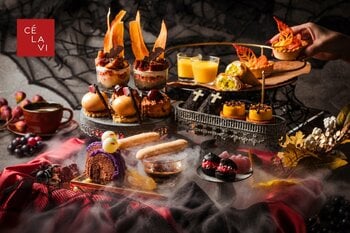 【CE LA VI TOKYO】妖しく立ち上る煙とともに甘美なハロウィンが幕を開ける！非日常へと誘う「HALLOWEEN AFTERNOON TEA」10月1日(木)よりスタート