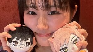 「初めて見た」原菜乃華 アニメの“推し活”満喫ショットを披露！コラボカフェで推しの等身大パネルを愛でる至福の表情に「最高にかわいい」