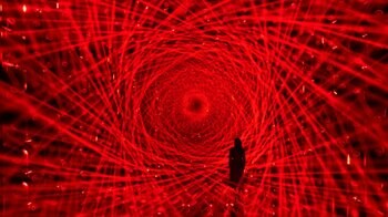 チームラボボーダレス、「Light Sculpture - Flow」の作品空間を7月8日から再オープン。同空間にて新シリーズ作品群を展示する特別展「宇宙の非対称性について」を10月8日まで開催。