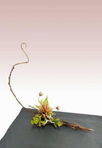 好古園「雑草いけばな展」を開催します