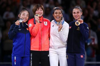 【パリ五輪】金メダルの柔道女子・角田夏実選手『君が代』で涙　48キロ級では2004年アテネ五輪の『ヤワラちゃん』以来20年ぶり
