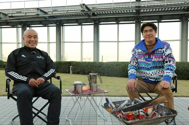 旧国立競技場の芝　キーチェーン with Sports 池田省治さん（（株）オフィスショウ代表取締役