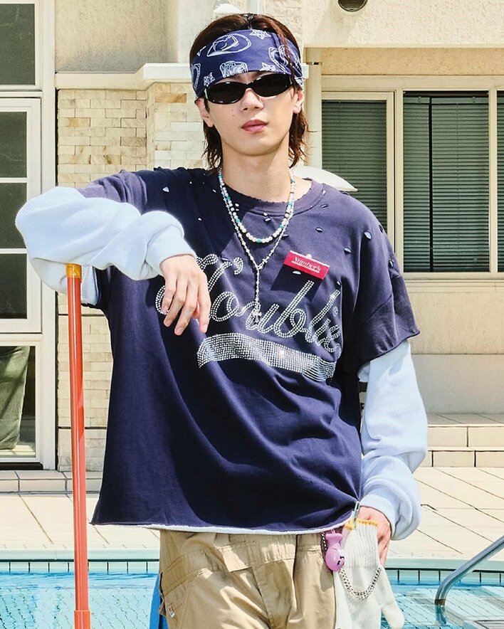 バンダナ世界一似合ってる」神宮寺勇太 ストリート風の作業着衣装に