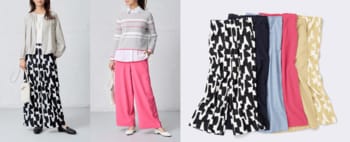 【ニトリのアパレルブランドN+】丈が選べる、麻調セミワイドパンツを2,990円で発売