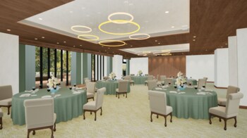 ハイランドリゾート ホテル＆スパ、自然を感じる新バンケットgarden banquet「KOMOREBI（コモレビ）」9/18（金）リニューアルオープン