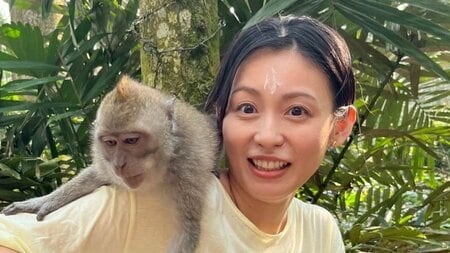「お顔がそっくり！」本仮屋ユイカ 妹・本仮屋リイナとバリ島を満喫！サルを肩に乗せてはしゃぐ姉妹ショットに「本当に仲良しですね」