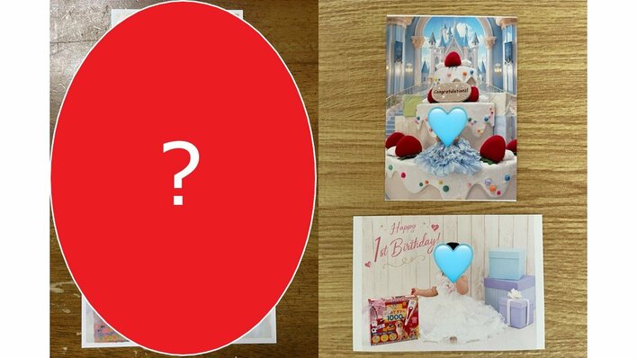 【画像7枚】「鼻水吹いた」「歯茎でたw」と大反響！ホラー絵画な仕上がりになったプリントミスした子どもの写真を見る
