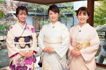 高島彩×中野美奈子×井上清華 新旧『めざましテレビ』アナウンサーが晴れ着トーク！