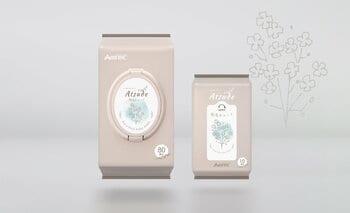 【使いやすさを再設計】縦型デザイン＆プッシュ型蓋を採用したAtsude 超厚手 おしりふき 2月20日発売開始