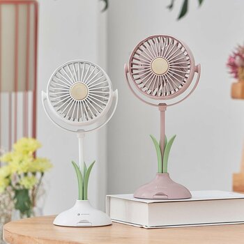 ブーケを飾るような華やかさをお部屋に。デスクファンとして"インテリアとしても活躍する"と、ギフトグッズコンテストで入賞した「フラワーファン」がLife on Productsから新発売