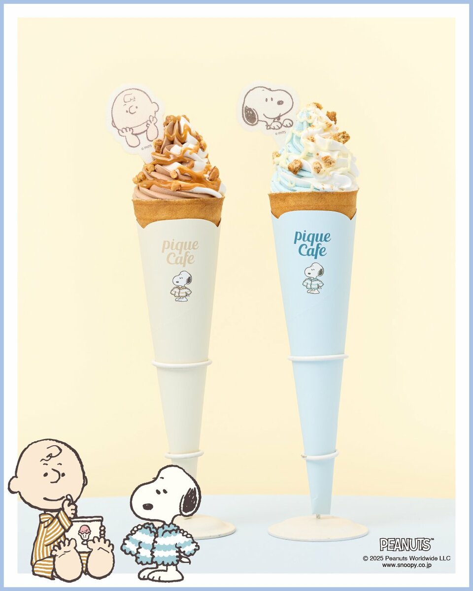 ジェラート ピケ カフェにスヌーピーたちが初登場！PEANUTSの仲間たち