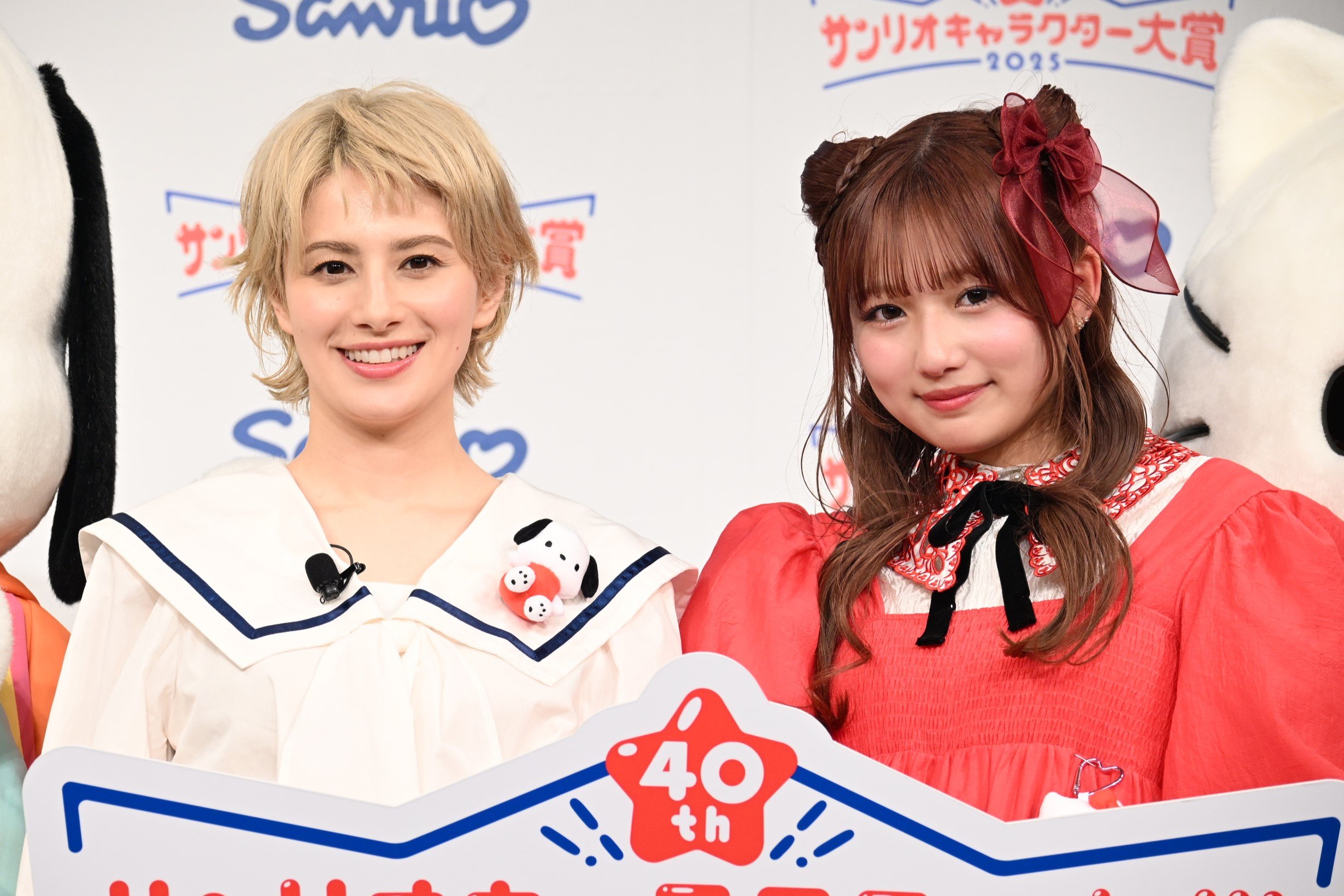 ホラン千秋「サンリオに合わせて髪色変えてみました！」金髪姿で登場