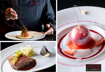 ラトリエ ドゥ ジョエル・ロブションが贈る2025年のクリスマス　❄❄華やかな時を彩るプレミアムシャンパーニュボトルが付いた特別プランもご用意❄❄