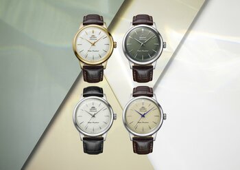 「Orient」から手首に馴染むサイズ感のユニセックスモデル『オリエント バンビーノ 36』が新登場